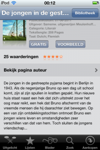 iTunes 12 dagen app 4 dag 4: De jongen in de gestreepte pyjama