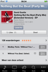 iTunes 12 dagen app 3 dag 6: David Guetta