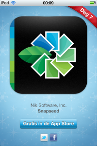 iTunes 12 dagen app 1 dag 7: Snapseed