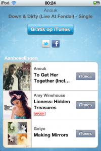 iTunes 12 dagen app 2 dag 8: Anouk