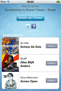 iTunes 12 dagen app 2 dag 9: Nick & Simon