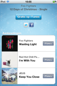 iTunes 12 dagen app 2 dag 12: Foo Fighers